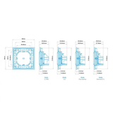 Shelly Smart Wall Switch 2-gang White | Klikk Malta