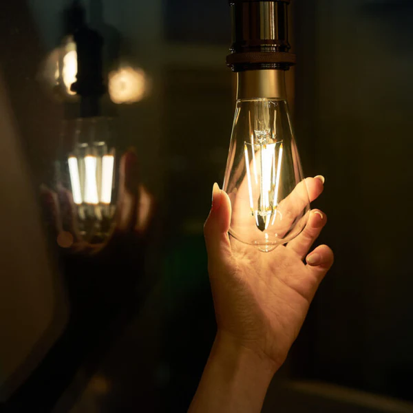 Shelly Vintage E27 ST64 Smart LED Bulb | Klikk Malta