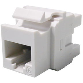 Simante Cat6a Keystone Jack 180° 110&Krone IDC | Klikk Malta