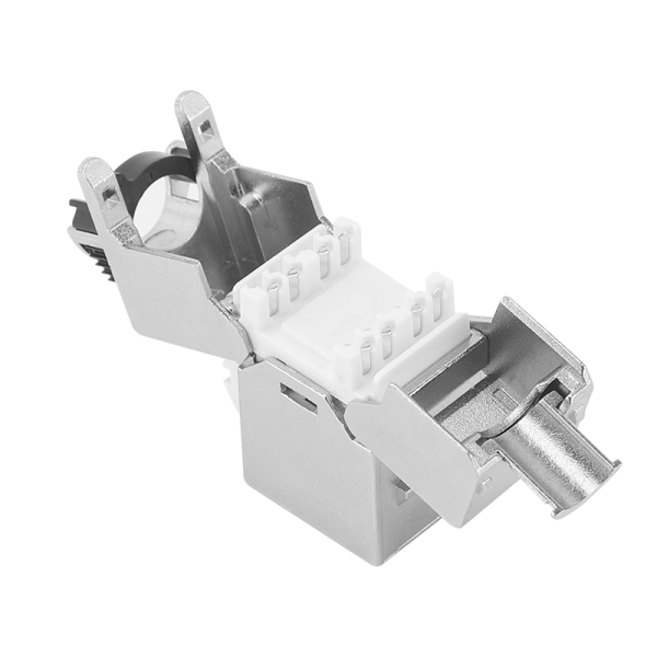 Simante Cat6a Keystone Jack UTP 180° Toolless | Klikk Malta