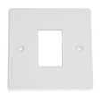 Simante Face Plate 1-port 86x86mm White | Klikk Malta