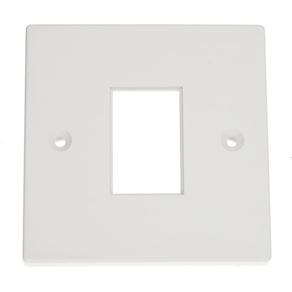 Simante Face Plate 1-port 86x86mm White | Klikk Malta