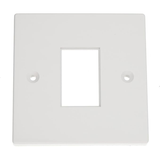 Simante Face Plate 1-port 86x86mm White | Klikk Malta