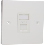 Simante Face Plate 1-port 86x86mm White | Klikk Malta