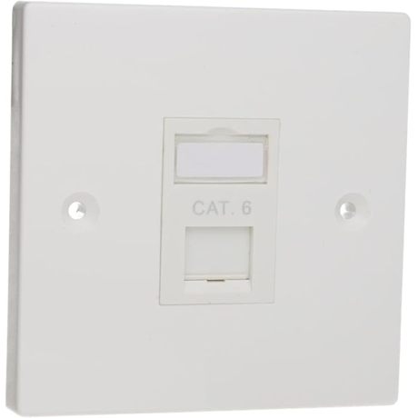 Simante Face Plate 1-port 86x86mm White | Klikk Malta