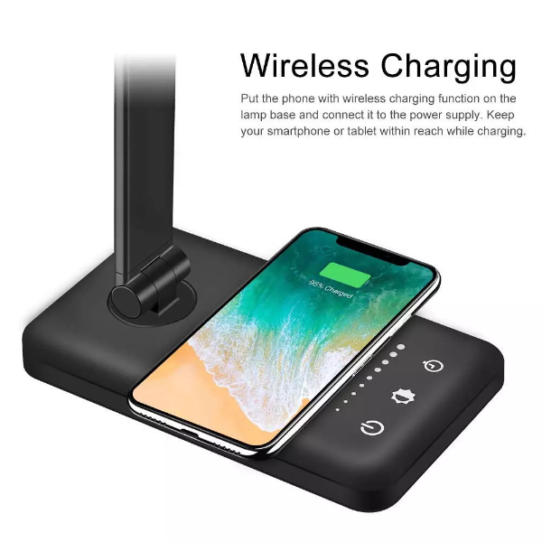 Smart Desk Lamp with Wireless Charging Pad 5W | Klikk Malta