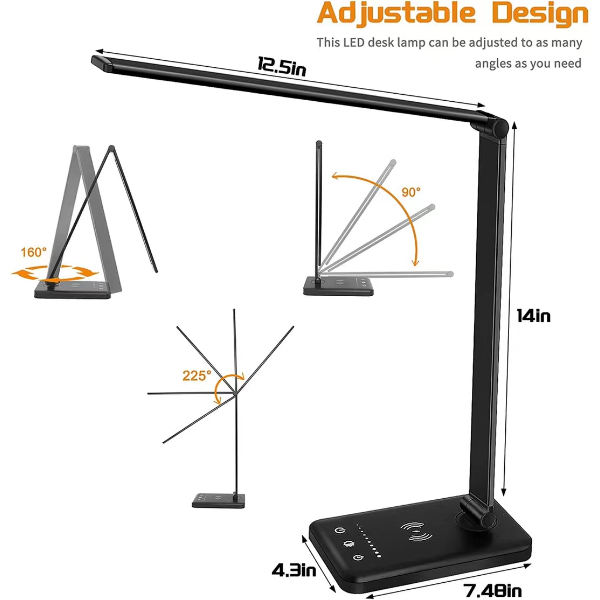 Smart Desk Lamp with Wireless Charging Pad 5W | Klikk Malta