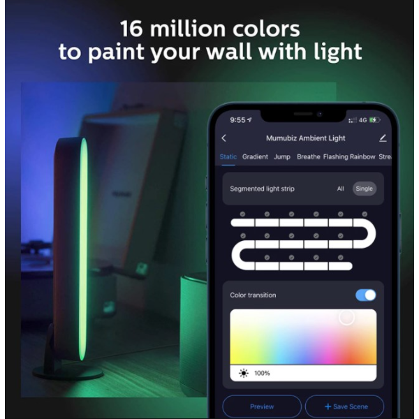 Smart LED Ambient Lighting with Google / Al... | Klikk Malta