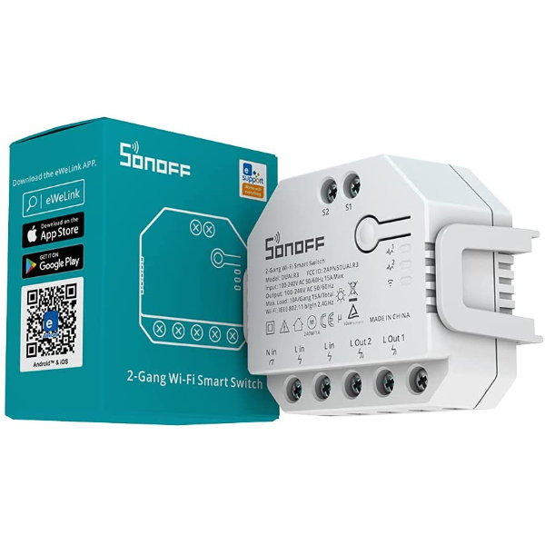 SONOFF DUALR3 Energy Monitoring 2-way Smart... | Klikk Malta