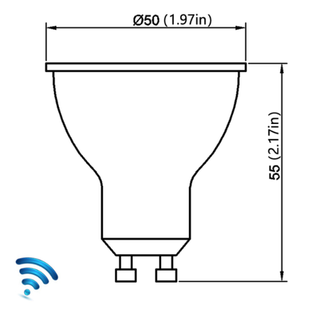 Smartlife WiFi Smart 5W GU10 LED Bulb | Klikk Malta