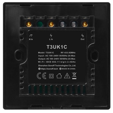 SONOFF TX T3 Wi-Fi Smart 1-Switch with Remo... | Klikk Malta
