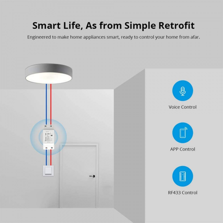 Sonoff RFR2 WiFi Smart RF Control Switch | Klikk Malta
