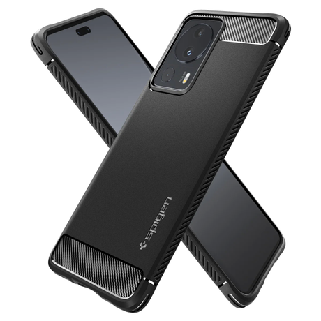Spigen Black Rugged Armor Back Protective C... | Klikk Malta