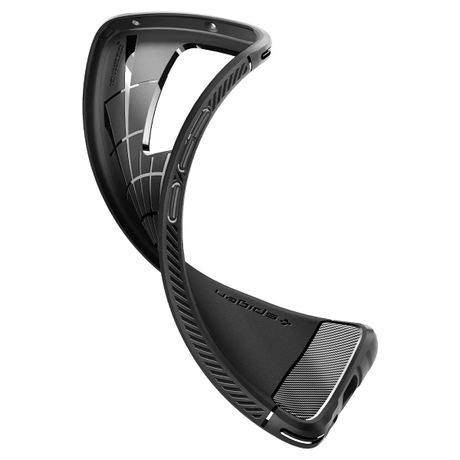 Spigen Black Rugged Armor Back Protective C... | Klikk Malta