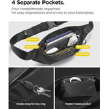 Spigen Klasden KD411 Waist Bag Black | Klikk Malta
