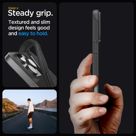 Spigen Liquid Air Matte Black Back Case for... | Klikk Malta
