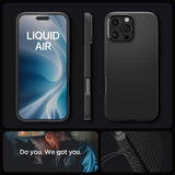 Spigen Liquid Air Matte Black Back Case for... | Klikk Malta