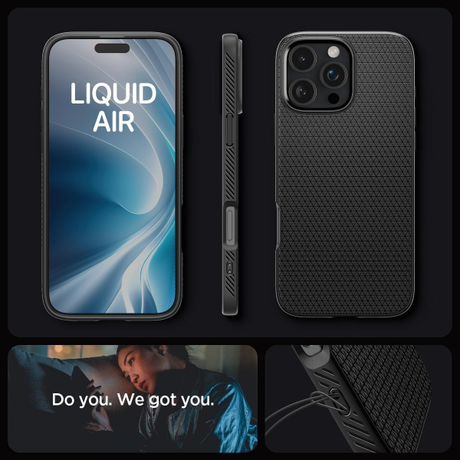 Spigen Liquid Air Matte Black Back Case for... | Klikk Malta