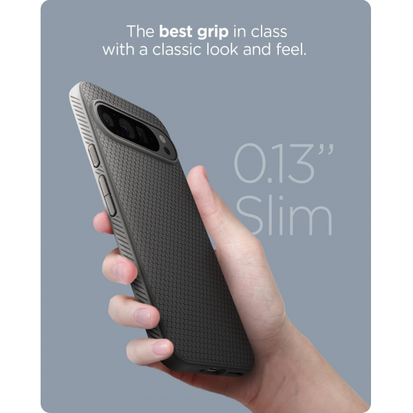 Spigen Marble Grey Liquid Air Back Protecti... | Klikk Malta