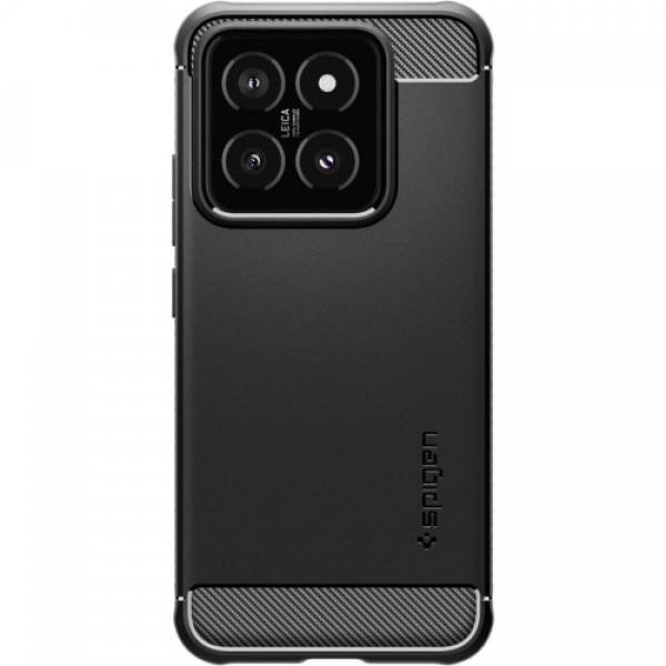 Spigen Matte Black Rugged Armor Back Protec... | Klikk Malta