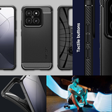 Spigen Matte Black Rugged Armor Back Protec... | Klikk Malta