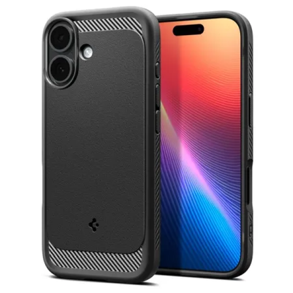 Spigen Rugged Armor iPhone 17 Matte Black | Klikk Malta