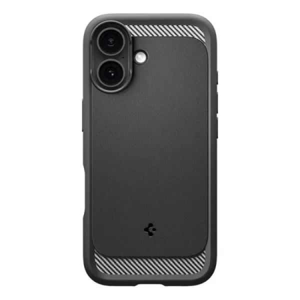 Spigen Rugged Armor iPhone 17 Matte Black | Klikk Malta