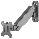 Manhattan Single Monitor Gas Spring Wall Mount 17-32" 9kg