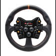 Asetek Round Black Leather Wheel Rim