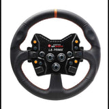 Asetek Round Black Leather Wheel Rim