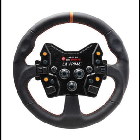 Asetek Round Black Leather Wheel Rim
