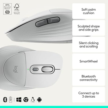 Logitech M850 L Signature Comfort Plus Wireless Mouse