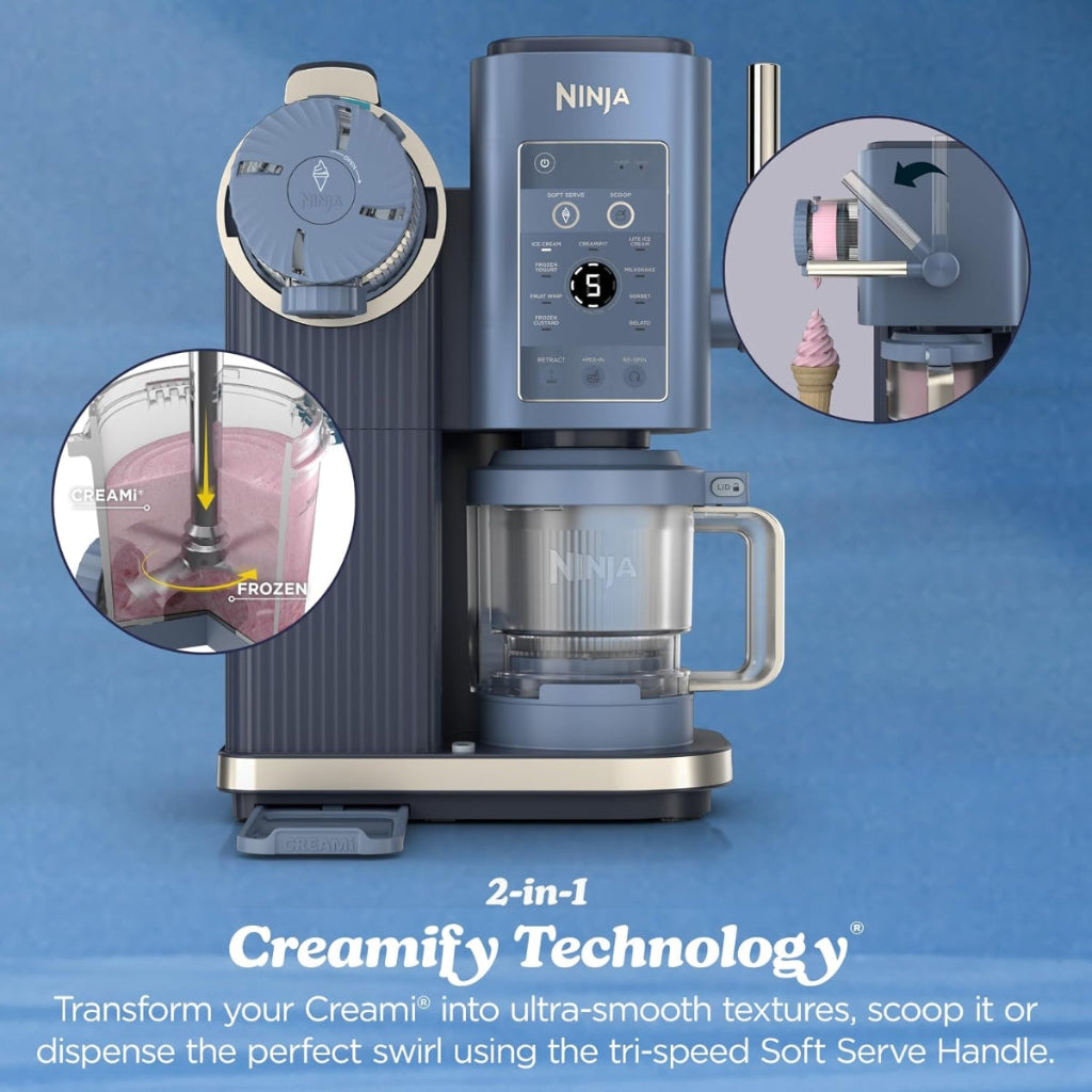 Ninja Creami Swirl 13-in-1 0.481L Ice Cream Maker Blue