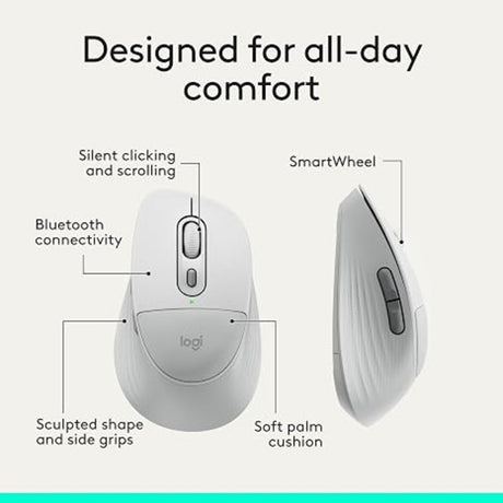Logitech M850 L Signature Comfort Plus Wireless Mouse