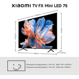 Xiaomi QD-Mini LED 75" UHD Google TV Television
