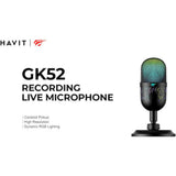 HAVIT PC Series Live Microphone Black