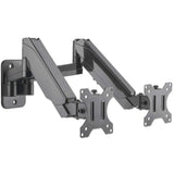 Manhattan Dual Monitor Gas Spring Wall Mount 17-32" 8kg