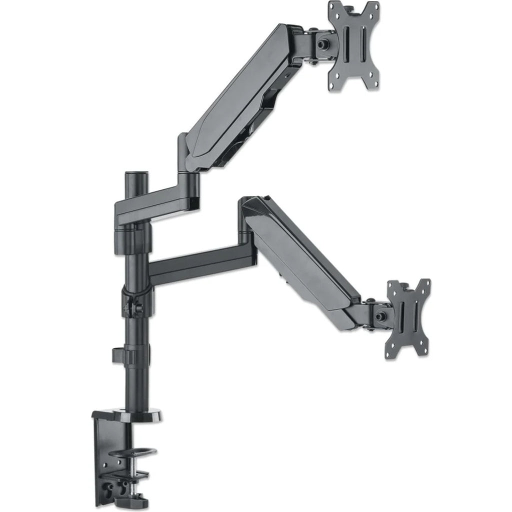 Manhattan Dual Monitor Gas Spring Mount 17-32" 9kg