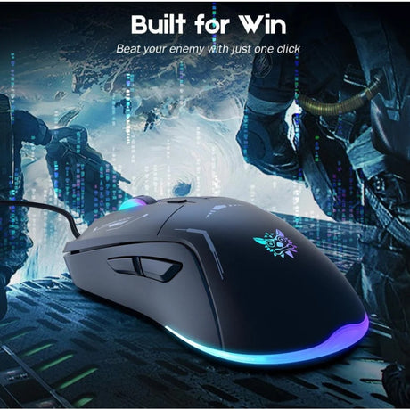 Onikuma CW917 Wired Gaming Mouse Black