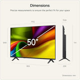 LG NU85 50" Nano 4K AI Smart TV