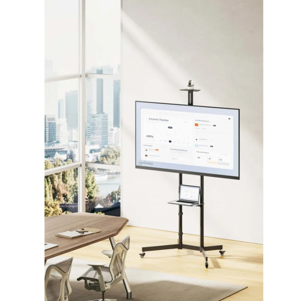 Manhattan Height-Adjustable TV Cart 37-70" 70kg