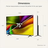 LG NU85 75" Nano 4K AI Smart TV