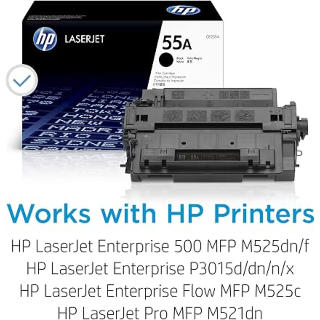 HP 55A (CE255A) BLACK TONER - ORIGINAL