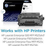 HP 55A (CE255A) BLACK TONER - ORIGINAL
