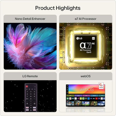 LG NU85 65" Nano 4K AI Smart TV