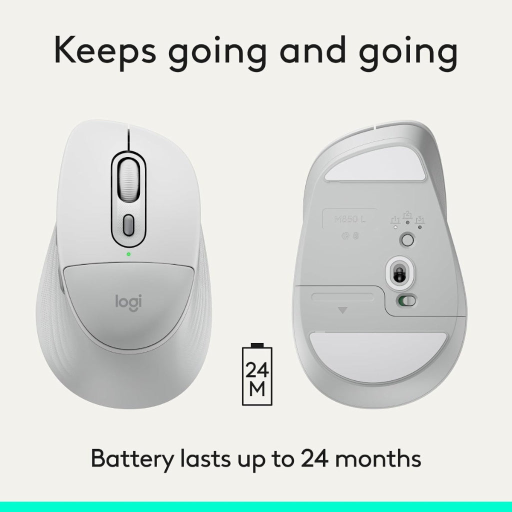 Logitech M850 L Signature Comfort Plus Wireless Mouse