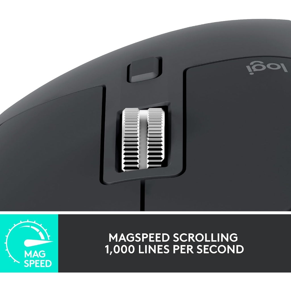 Logitech MX Master 3S Bluetooth Edition Mouse Graphite
