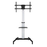 Manhattan Aluminum Height-Adjustable TV Cart 37-86" 50kg