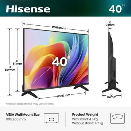 Hisense 40A4S 40" FHD Smart TV