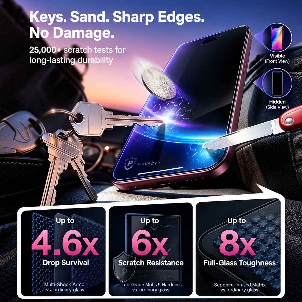 BWOO iPhone 18 Pro Privacy Sceen Protector